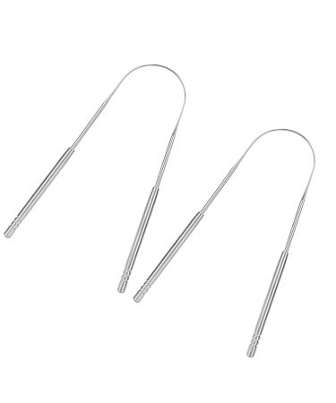 Hiraith U-shaped stainless steel tongue scraper bad breath removal oral health protection tongue cleaner