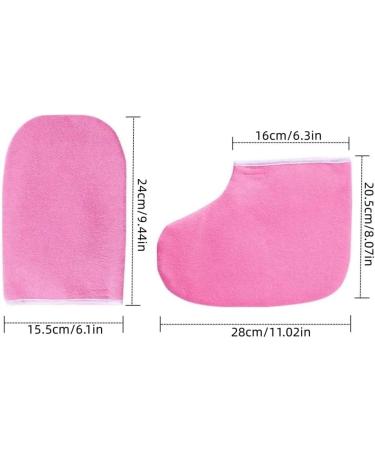 Paraffin Wax Spa Treatment Gloves & Booties - Reusable Heat Therapy Kit for Hands and Feet - Buy Online on SooperMarket.com