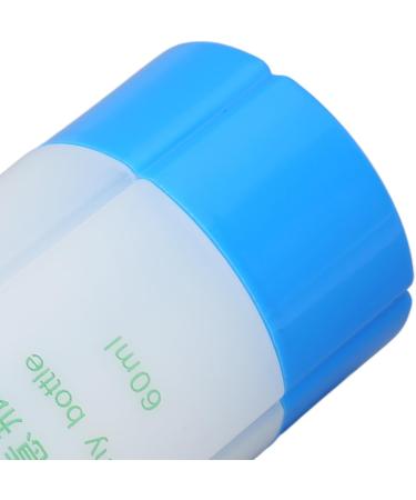 Verdant Touch Toiletries Bottle 4 in 1 Travel Bottle Leak Proof Pre Printed Refillable Toiletries Container for Shampoo Lotion 60ml Blue - Buy Online on SooperMarket.com