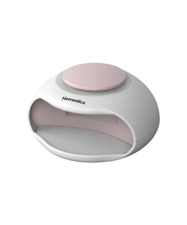 Homedics 2-in-1 Nail Polish Dryer UV Nail Lamp with Fan Sleek Finish in Minutes for Manicure and Pedicure Curing Lamp for Gel Nails Suitable for Use with Regular Nail Polish Gel & Acrylic Nails