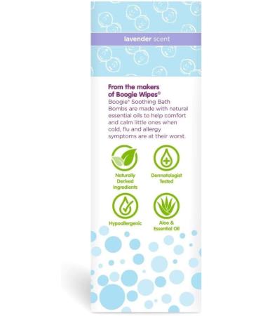 Boogie Fizzies Kids Bath Bombs with Lavender - 2.8 oz, Pack of 3 - Made with Aloe and Calming Vapors - Buy Online on SooperMarket.com