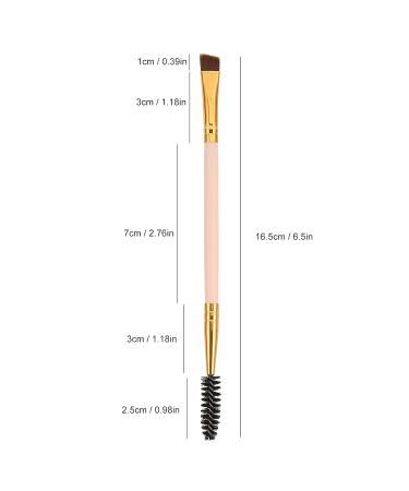 Double Ended Eyebrow Brush for Perfect 3D Eyebrow Makeup | Angled Brush for Powders & Waxes - International Shipping Available - Buy Online on SooperMarket.com