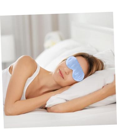 Silk Sleep Eye Mask | Adjustable Comfortable Blindfold for Sleeping & Travel | Blue | 1 Count - Buy Online on SooperMarket.com