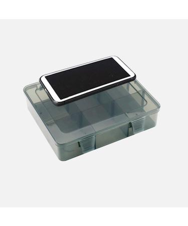 9 Grids Plastic Organizer Box with Dividers - Ideal for Jewelry, Crafts, Small Parts - 1 Pack - Buy Online on SooperMarket.com