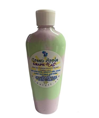 Diva Stuff After Sun Nourishing  Healing and Moisturizing Cream  No Peel  Green Apple and Grape Scent  8 oz
