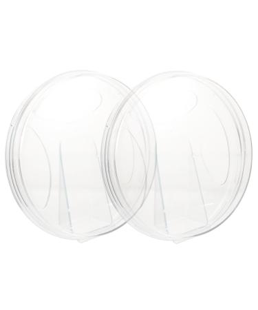 OSALADI 2pcs Tea Cake Stand Picture Stands Tea Cake Bracket Clear Tea Holder Loose Leaf Packing Box