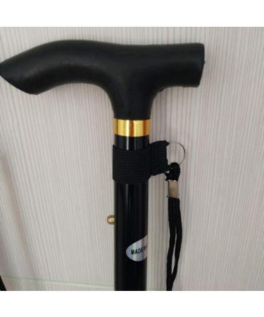 Walking Stick Folding Cane Crutches Foldable Stick Booster Ultralight Trekking Pole Telescopic Walking Stick Outdoor Travel Aluminum Crutches - Buy Online on SooperMarket.com