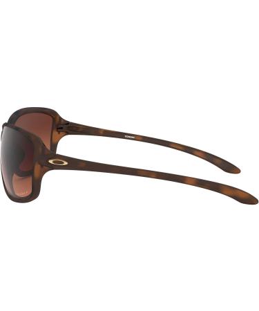 Oakley Women's OO9301 Cohort Rectangular Sunglasses - Matte Brown Tortoise/Prizm Brown Gradient Polarized - Buy Online on SooperMarket.com