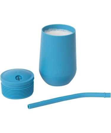 ez pz Happy Cup + Straw Training System - Silicone Toddler Training Cup - Pediatric Feeding Specialist Designed - Blue - 24 Months - Buy Online on SooperMarket.com