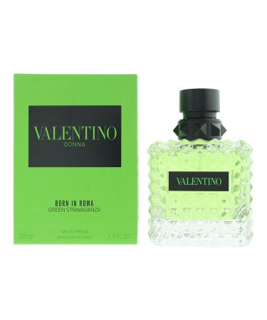 Valentino Donna Born In Roma Green Stravaganza for Women - 3.4 oz EDP Spray Floral Fragrance