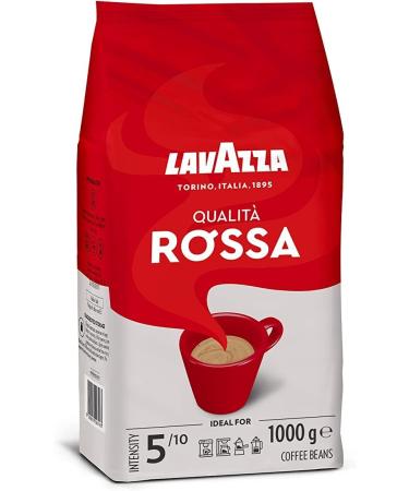 Lavazza Coffee Qualita Rossa pack of 2 2 x 1000g coffee 1 kg (pack of 2)