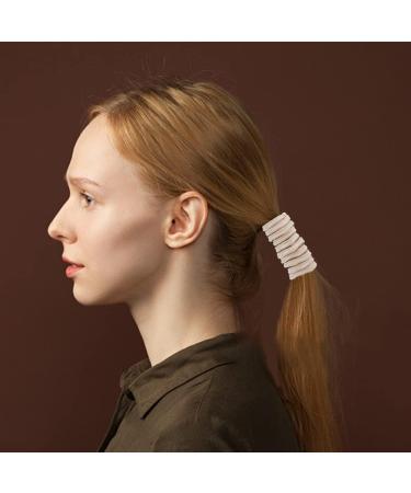 WEBEEDY Leather Hair Ties Ponytail Holder Set - 6 Pcs Hair Wrap, Braid, and Cuff Accessories for Women and Girls - Buy Online on SooperMarket.com
