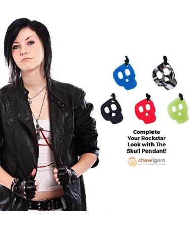 Chewent Skull Trailer - Light-Up Chewing Necklace for Horses | Sensory Relief for SPD Autism ADHD | Anxiety Reduction & Focus Improvement - Buy Online on SooperMarket.com