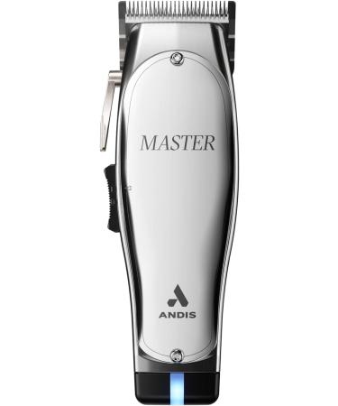 Andis 12665 Professional Master Corded/Cordless Hair Trimmer Adjustable Carbon Steel Blade Hair Clipper for Close Cutting Silver - Buy Online on SooperMarket.com