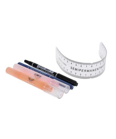 Gogogmee Eyebrow Pencil Eyebrow Pen Eyebow Kit Eyebrow Microblading Kit Set Disposable Needle Piece Eyebrows medium As Shown