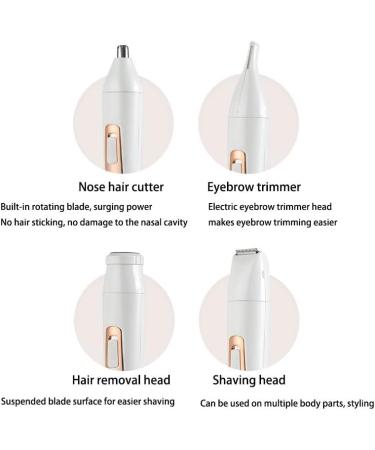 Buy Multifunctional USB Rechargeable Eyebrow Trimmer - Portable Electric Hair Removal for Travel & Work - Buy Online on SooperMarket.com