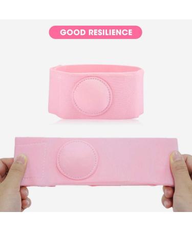 Baby Belly Button Band 2pcs - Pink Umbilical Hernia Belt for Children and Infants - Hernia Therapy and Treatment - Buy Online on SooperMarket.com