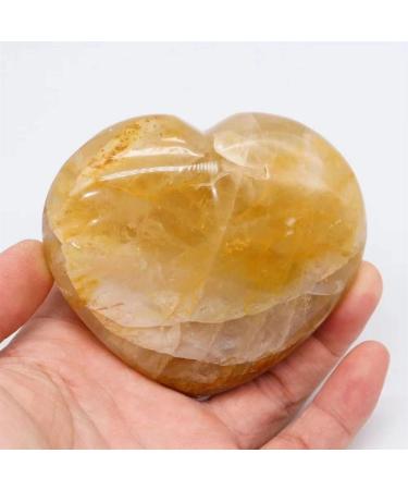 1pc 170g-230g Natural Crystal Folk Crafts Gemstone Heart for Suitable for Home HOMEZHOU (Color : 1pc 170g-200g) - Buy Online on SooperMarket.com