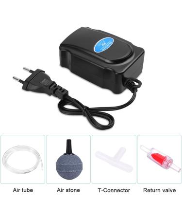 Flintronic Quiet Aquarium Air Pump - Oxygen Pump Kit with Hose & Air Stone for 5-300L Fish Tanks - Mini Rental 3W - Buy Online on SooperMarket.com