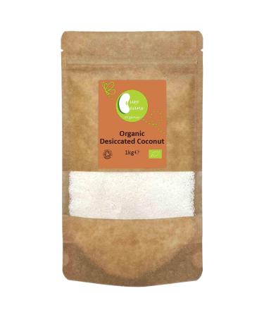 Organic Desiccated Coconut - Certified Organic - by Busy Beans Organic (1kg)