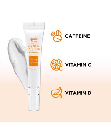 Epielle Brightening Eye Cream: Anti-Aging Serum for Dark Circles & Wrinkles - Cooling Applicator | Mother's Day Gift - Buy Online on SooperMarket.com