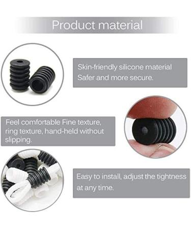 OCEANTREE Cord Locks for Mask - Silicone Adjuster Earloop Toggles - Black - Buy Online on SooperMarket.com