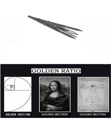 zalati Eyebrow Stencil Ruler Eyebrows Golden Ratio Three-point Positioning Balance DIY Ruler Makeup Caliper Microblading Supplies Shaper Ruler for Eyebrow Measure Tool - Buy Online on SooperMarket.com