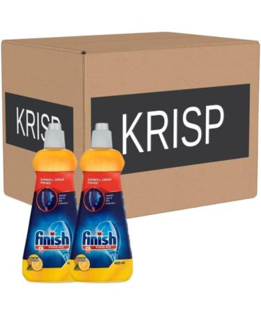 2 x 400ml Rinse & Shine Aid Lemon Sparkle Scent Protects Against Cloudiness - Buy Online on SooperMarket.com