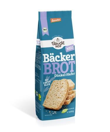BAUCKHOF: Baking Mix - Baker's Bread Spelt Oats DEMETER 450g