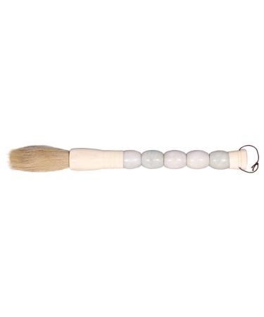 Artissance AMCB035-W Jade Abacus  12 Inch Long  White Calligraphy Brush