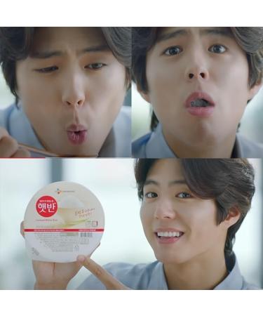 CJ Cooked Rice (Hetbahn) - Korean Microwavable Instant White Rice 210g (Pack Of 12) - Buy Online on SooperMarket.com