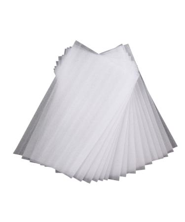 Angoily 50 Sheets Pearl Cotton Highlighter Professional Hair Dye Board Highlight Foils for Hair Highlight Hair Dye Kit Hair Caring Tool Hair Coloring Dye Paper Foam Palette Major White 40x13cm White