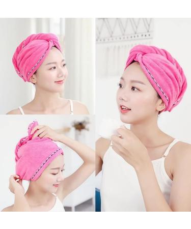 Anller 3-Pack Microfiber Hair Crop & Drying Cloth Set - Bath Cap & Shower Headscarf for Long Thick Hair - Buy Online on SooperMarket.com