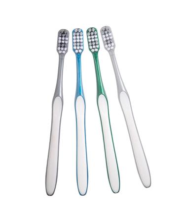 Kombiiuda manual toothbrush 4 pieces of men's toothbrush reusable for adults environmentally friendly toothbrush household toothbrush camping toothbrush travel brush travel pp
