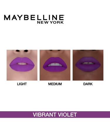 Maybelline New York Color Sensational Purple Matte Lipstick - Vibrant Violet 0.15 oz - Buy Online on SooperMarket.com