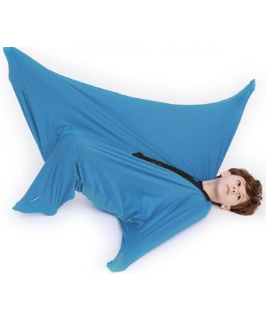 ZYUBOESO Relaxing Sensory Toys for compression Body sock for autism Suitable processing disorders Wrap to Relieve Stress Suitable for children's adult size (Color : Blue Size : M/Medium) M/Medium Blue