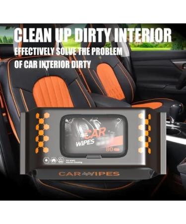 Car Interior Cleaning and Polishing Wipes 80pcs/Pack (1pack) - Buy Online on SooperMarket.com
