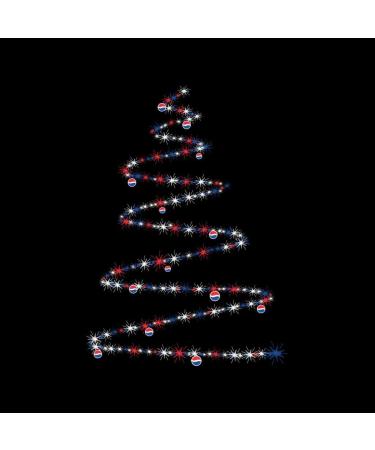 All+Every Pepsi Christmas Sparkle Tree Men's T-Shirt XXL Black - Buy Online on SooperMarket.com