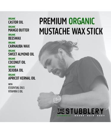 Buy Stache Stick - Organic Cedar & Balsam Beard Balm (0.15 oz) | International Shipping Available - Buy Online on SooperMarket.com
