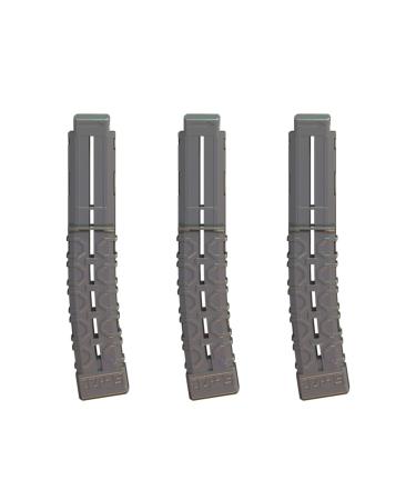 DART ZONE Pro-Series 15-Round Half-Length Dart Magazine 3-Pack , Gray