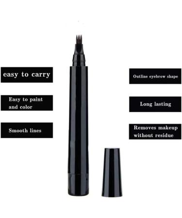 QUR 2pcs Beard Pen & Brush Set | Mustache Dyeing & Shaping Tools | Beard Enhancer in Black - International Shipping Available - Buy Online on SooperMarket.com