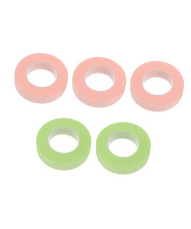 NOLITOY 5 Rolls Grafting Eyelash Tape Fabric Lash Tape Pads Green Duct Tape Green Tape Cleaning Supplies Eyelash Adhesive Tapes Lashes Glue Hair Curly Non-Woven Fabric Blindfold