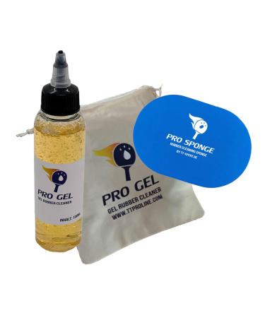 Pro Line - Pro Gel Next Level.Table tennis cover cleaner with deep cleaning for more grip.Cleaning set for refreshing the pads set 100ml + sponge