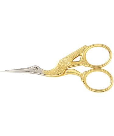 Stork Embroidery Scissors 3-1/2-With Leather Shea 1 pcs sku 643795MA