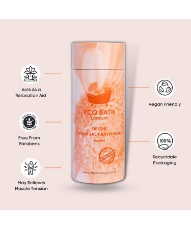 Epsom Salt Soak Detox 250g - Pack of 1 | Natural Detox Bath Salts - Buy Online on SooperMarket.com