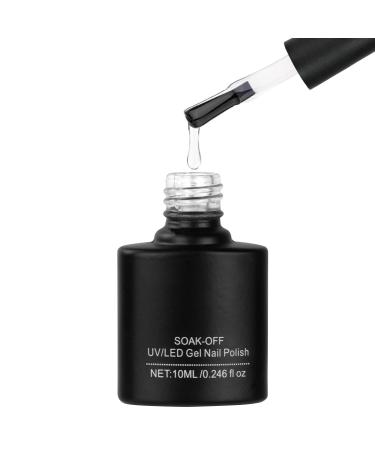 Professional Nail Base Coat 10 ml No Wipe Soak Off Gel Nail Polish Primer Quick Dry UV/LED Nail Primer for Salon and Home Use Long Lasting Shine Finish Base Gel For Nails for Women Nail Art Create