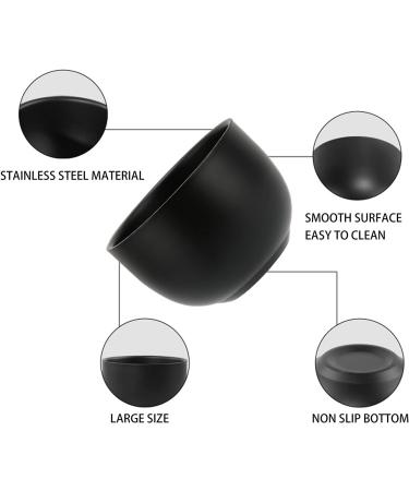 Premium Stainless Steel Shaving Foam Soap Cup - Polished Wear-Resistant & Non-Slip | Perfect Father's Day Gift - Buy Online on SooperMarket.com