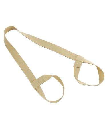 ZHOUBA Adjustable Yoga Mat Strap Elastic Belt Holder Shoulder Carrying Fitness Accessories Beige