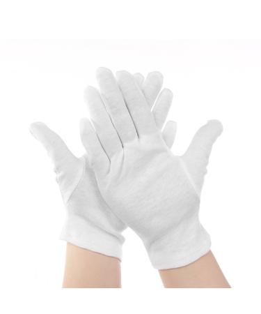 Buy Cotton Gloves - 6 Pairs Soft Moisturizing White Gloves for Men & Women - International Shipping Available - Buy Online on SooperMarket.com