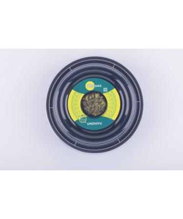 Khaoes Ready to Eat Undhiyu Instant Undhiyu with No Added Preservative and Colours (Item Weight : 88 gr Pack Of 1)